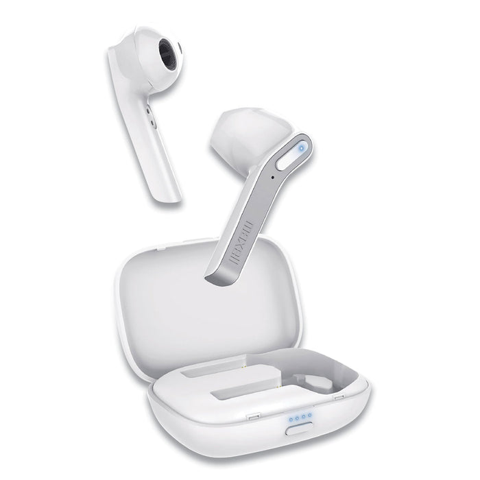 Maxell Jelleez True Wireless Earbuds, White
