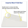 Avery Insertable Big Tab Plastic Dividers, 5-Tab, 11 x 8.5, Clear, 1 Set