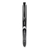 Zebra Liquid Ink Roller Ball Pen, Stick, Extra-Fine 0.5 mm, Black Ink, Black Barrel, 12/Pack