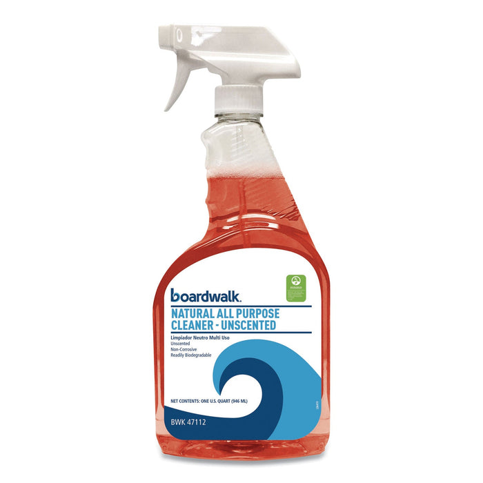 Boardwalk All-Natural Bathroom Cleaner, 32 oz Spray Bottle, 12/Carton