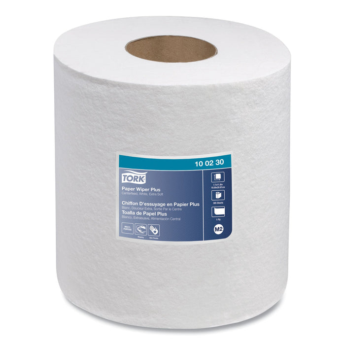 Tork Centerfeed Paper Wiper, 1-Ply, 7.7 x 11.8, White, 305/Roll, 6/Carton