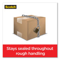 Scotch Box Lock Shipping Packaging Tape, 3" Core, 1.88" x 54.6 yds, Clear, 6/Pack