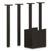 HON Coze Table Legs, 5.75w x 28h, Black, 4/Pack