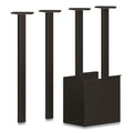 HON Coze Table Legs, 5.75w x 28h, Black, 4/Pack