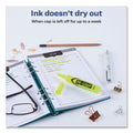 Avery HI-LITER Desk-Style Highlighters, Fluorescent Yellow Ink, Chisel Tip, Yellow/Black Barrel, 200/Box
