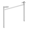 HON Mod U-Leg, 29.75w x 2d x 27.86h, Silver