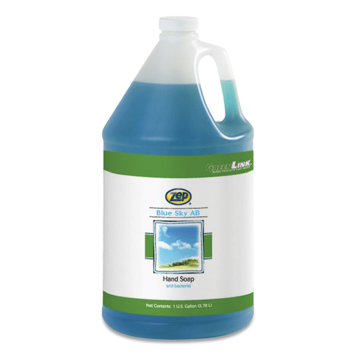 Zep Blue Sky AB Antibacterial Foam Hand Soap, Clean Open Air, 1 gal Bottle, 4/Carton