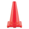 Champion Sports Hi-Visibility Vinyl Cones, 18" Tall, Orange