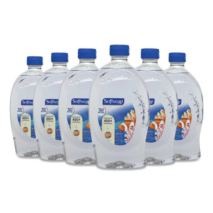 Softsoap Liquid Hand Soap Refill, Fresh, 32 oz Bottle, 6/Carton