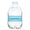 True Clear Purified Bottled Water, 8 oz Bottle, 24 Bottles/Carton, 168 Cartons/Pallet