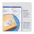 Avery Waterproof Shipping Labels with TrueBlock and Sure Feed, Laser Printers, 3.33 x 4, White, 6/Sheet, 50 Sheets/Pack