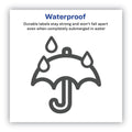 Avery Waterproof Shipping Labels with TrueBlock and Sure Feed, Laser Printers, 2 x 4, White, 10/Sheet, 50 Sheets/Pack