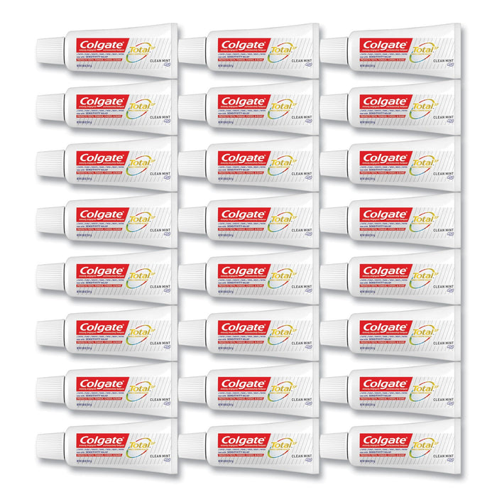 Colgate Total Toothpaste, Coolmint, 0.88 oz, 24/Carton