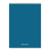 TOPS Docket Ruled Wirebound Pad with Cover, Wide/Legal Rule, Blue Cover, 70 Canary-Yellow 8.5 x 11.75 Sheets