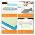 Scotch Laminating Pouches, 3 mil, 8.5" x 14", Gloss Clear, 20/Pack
