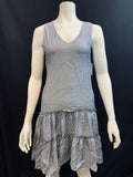 Karen Kane Ruffle Hem Dress, Stripe Size Large by Vanessa Jane