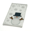 Snowman Winter Village 4x6 Glass Window