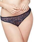 Liberte Bowery Scalloped Lace Thong, Size Small by Vanessa Jane