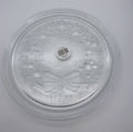INDIANA Glass Wreath Platter 13 Satin Frost by Vanessa Jane