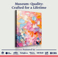 Blooming Rhapsody Abstract Wall Art by Tailored Canvases