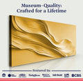 Gold Minimalist Wall Art II by Tailored Canvases
