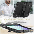 Raider Series Heavy Duty Kickstand Case - Apple iPad mini (A17 Pro) and Apple iPad mini (6th Generation 2021) by Zerodamage Sahara Case LLC