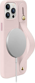 iPhone 14 Pro Max 6.7-inch Protection Kit Bundle - FingerGrip Series Case with Tempered Glass Screen and Camera Protector (Light Pink) by Zerodamage Sahara Case LLC