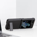 Indy Series Leather Kickstand Case - Samsung Galaxy Z Flip5 by Zerodamage Sahara Case LLC