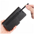 Indy Series Leather Wallet Case - Galaxy Z Fold5 by Zerodamage Sahara Case LLC