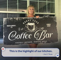 Coffee Bar Sign V by Tailored Canvases