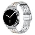 Luxury Stainless Steel Integrated Band for Samsung Galaxy Watch 8 & 7 I 40MM, 44MM, 46MM, 47MM by Arleathercraft