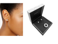 Alfani Hematite-Tone Pave/Imitation Pearl Circle Pendant Necklace and Earrings by Vanessa Jane