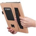 Venture Series Carbon Fiber Pattern Folio Case - Microsoft Surface Go 4 and Go 3 by Zerodamage Sahara Case LLC