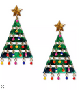 Holiday Lane Shaky Bead Decorated Tree Drop Earrings by Vanessa Jane