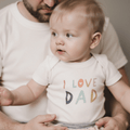 graphic tee | love dad by Finn + Emma