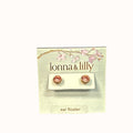 Lonna and Lilly Gold-Tone Stone and Crystal Halo Stud Earrings by Vanessa Jane