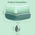 Wireless Keyboard & Mouse Combo - 85-Key RGB Keyboard by Zerodamage Sahara Case LLC