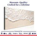 Sandy Waves Wall Art II by Tailored Canvases