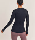Cool Touch Raglan w/ Mesh Sleeve - Black by Boutique 23