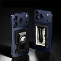 iPhone MagSafe Wallet - Heavy-Duty Card Holder (15 Cards, Carbon Black) | Raider Series by Zerodamage Sahara Case LLC