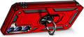 Bundle: Red Military Kickstand Series with Belt Clip Case with Tempered Glass Screen and Camera Protector - Samsung Galaxy S23 by Zerodamage Sahara Case LLC