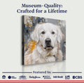 Customized Pet Portrait Abstract Wall Art by Tailored Canvases