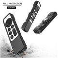 Apple TV 4K Remote Black Silicone Case - Apple AirTag by Zerodamage Sahara Case LLC
