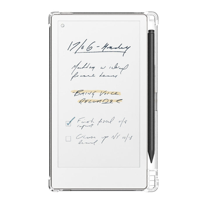 reMarkable Paper Pro Move 7.3" Clear Case - Anti-Shock Corners | Venture Series by Zerodamage Sahara Case LLC