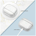 White Sparkle Case - Apple AirPods (3rd generation) by Zerodamage Sahara Case LLC