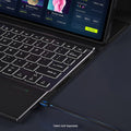 Samsung Galaxy Tab S11 Keyboard Case - 7 Backlight Colors and Trackpad | Navigate Series by Zerodamage Sahara Case LLC