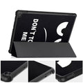 "Don't Touch Me" PU Leather Tri-Fold Folio Case - Amazon Fire HD 10 by Zerodamage Sahara Case LLC