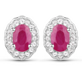 Natural Ruby Jewelry Set by Fine Color Jewels