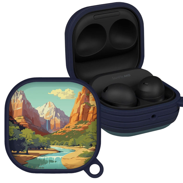 National Parks Zion HDX Samsung Galaxy Buds Pro & Buds Live Case Cover by Affinity Bands
