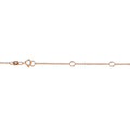 2 Micron 14K Rose Gold Plated Sterling Silver Bezel-Set Diamond Solitaire Pendant Necklace (1/3 cttw, H-I Color, I1-I2 Clarity) by Bids.com
